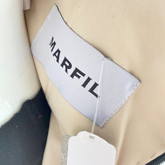 NWT Marfil Black Lace Strapless Knee Lenght Cocktail Dress 6 - Picture 5 of 6